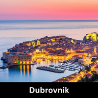 View of Dubrovnik, Croatia.