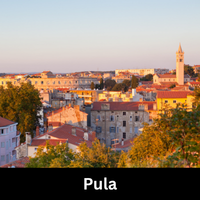 View of Pula, Croatia.