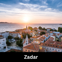 View of Zadar, Croatia.