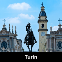 View of Turin, Italy