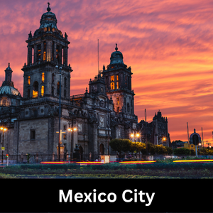 View of Mexico City, Mexico