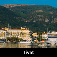 View of Tivat, Montenegro.