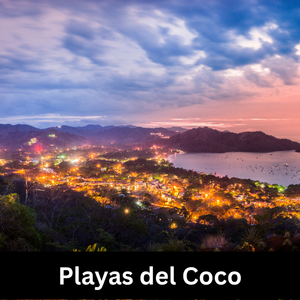View of Playas Del Coco Costa Rica